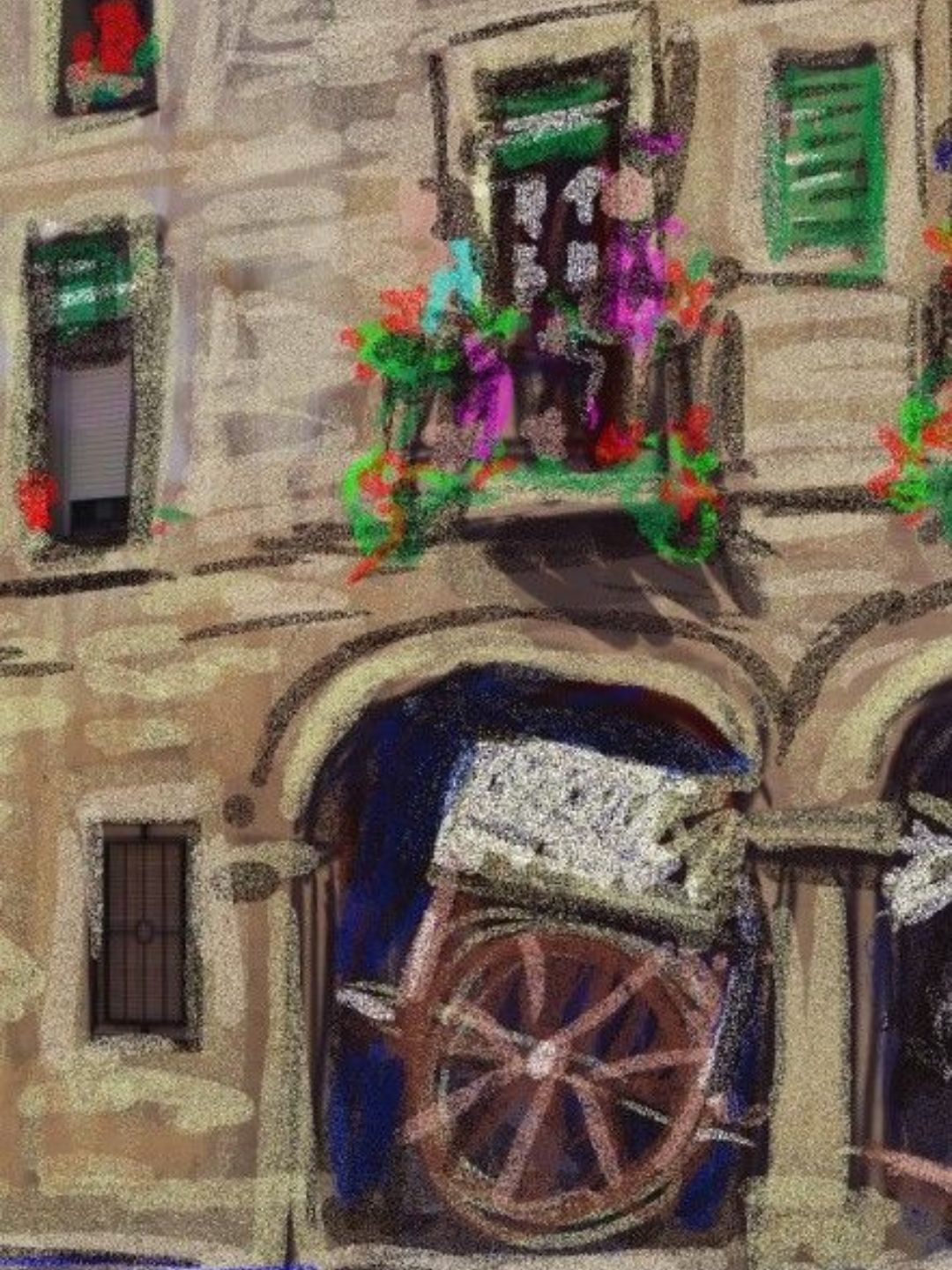 mural modernista els Pallaresos